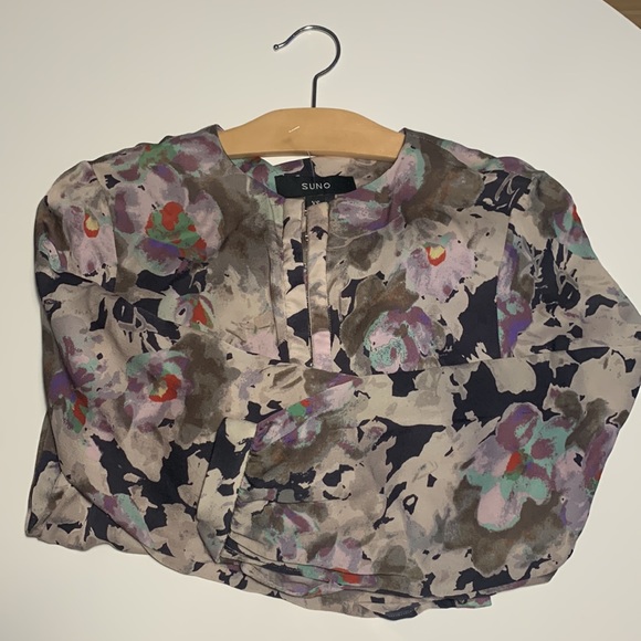 100% silk suno designer dress - Picture 2 of 3